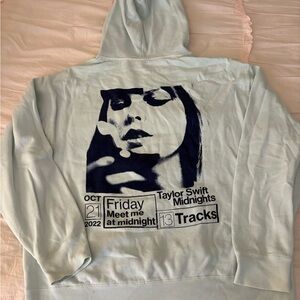 Taylor Swift Midnights Light Gray Hoodie